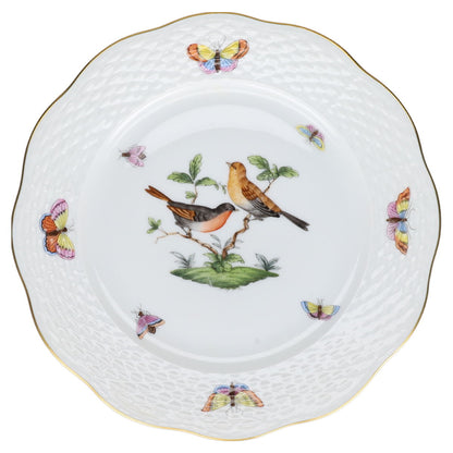 Kuchenteller Modell 517 Motiv H Herend Ungarn Form Osier Rothschild