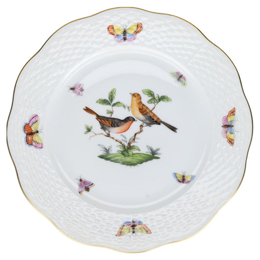 Kuchenteller Modell 517 Motiv H Herend Ungarn Form Osier Rothschild