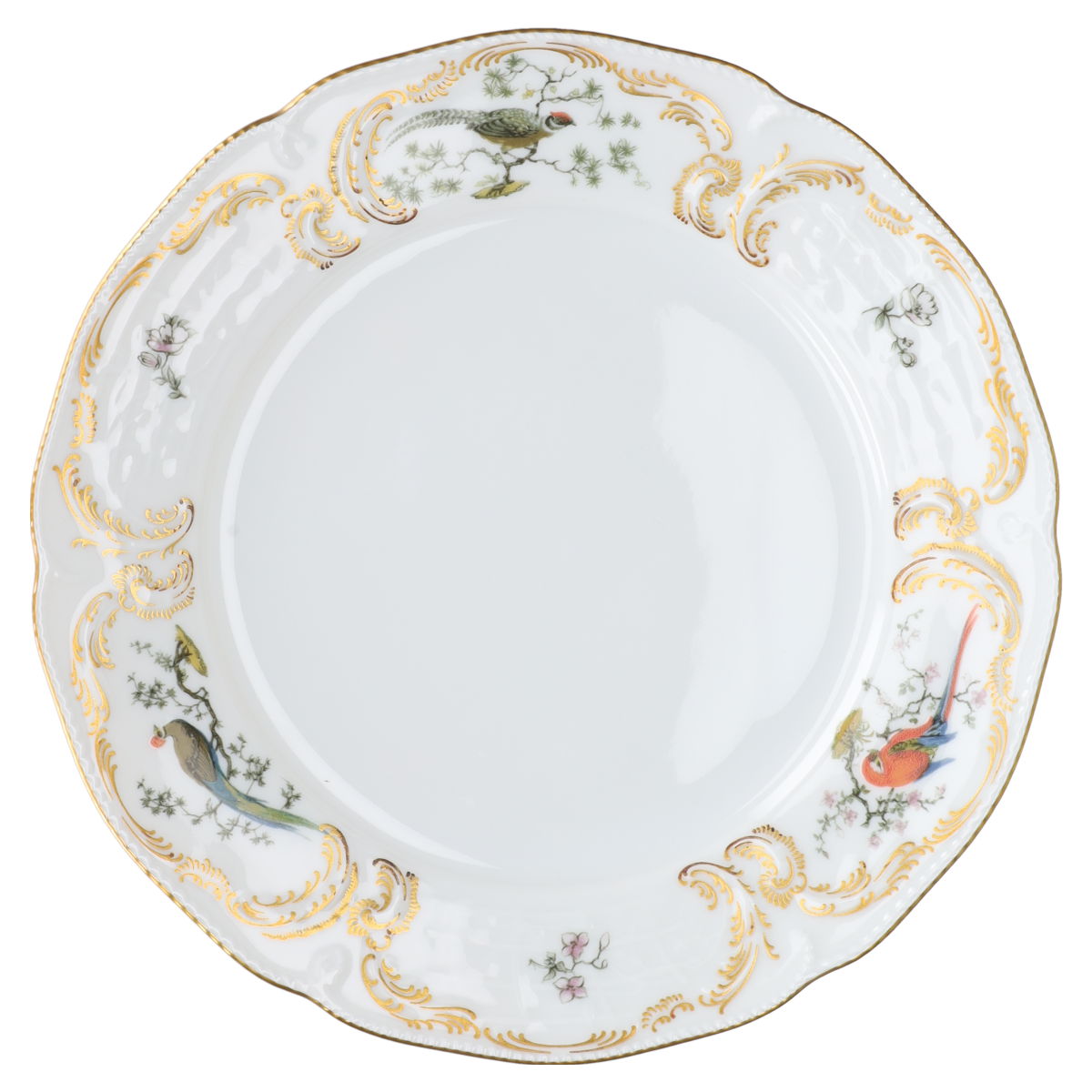 Kuchenteller Rosenthal Sanssouci weiß Voliere