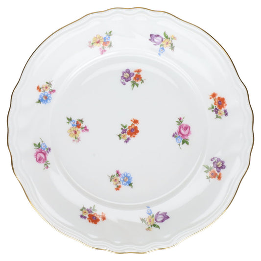 Kuchenteller Weimar Porzellan Josefine Streublumen-Bouquet
