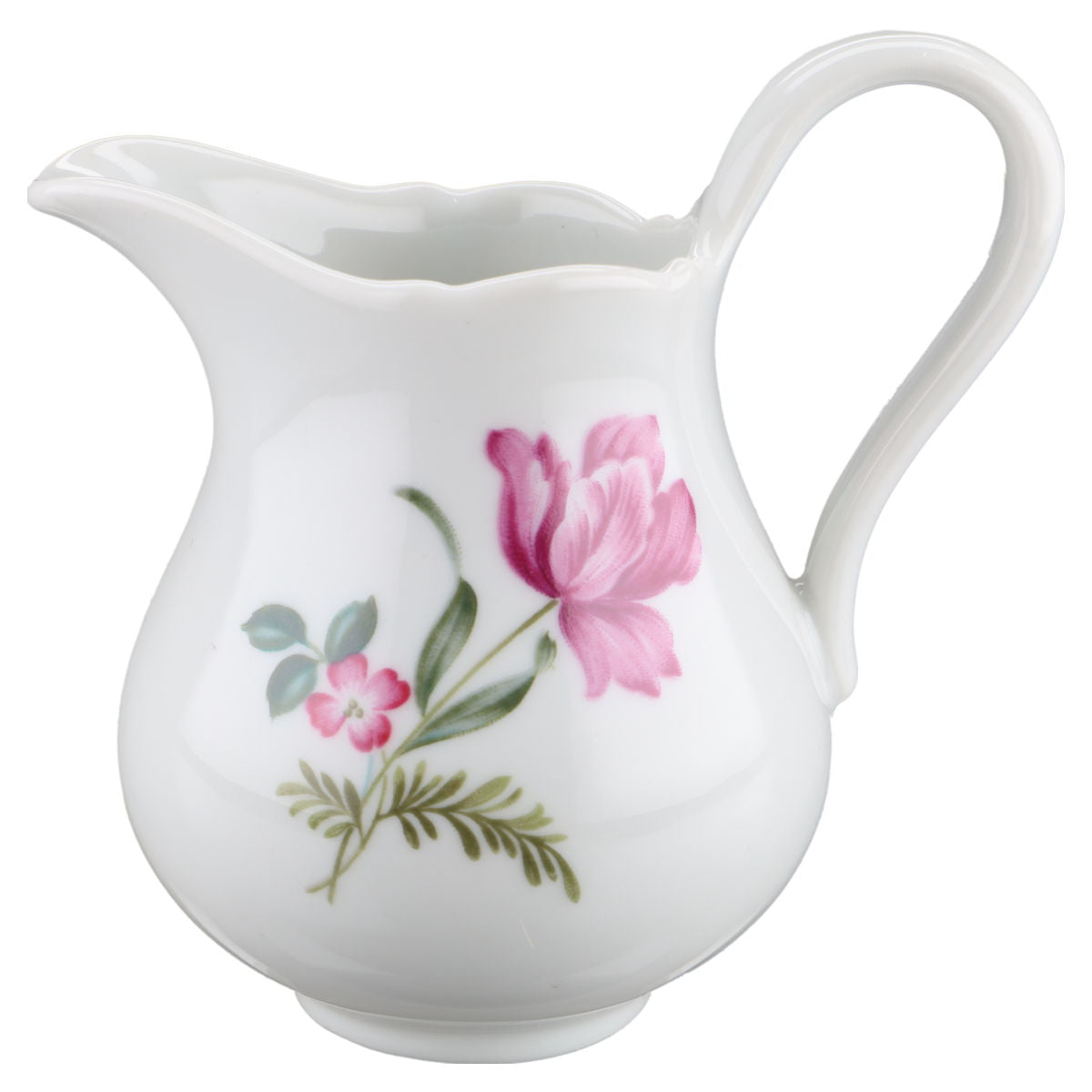 Milchkännchen  Hutschenreuther Maria Theresia Rosa Blüte