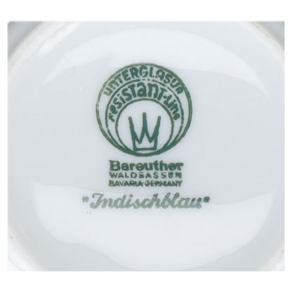 Milchkännchen H 7,5 cm Bareuther Indisch Blau
