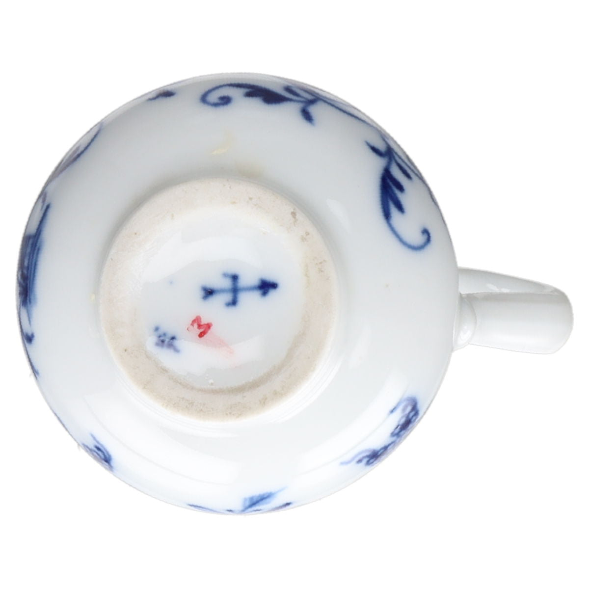 Milchkännchen Mini Portionskännchen II. Wahl C.Teichert Stadt Meissen Zwiebelmuster