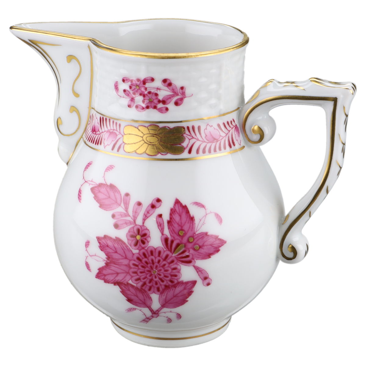 Milchkännchen Modell 636 H 8 cm Herend Ungarn Apponyi Purpur