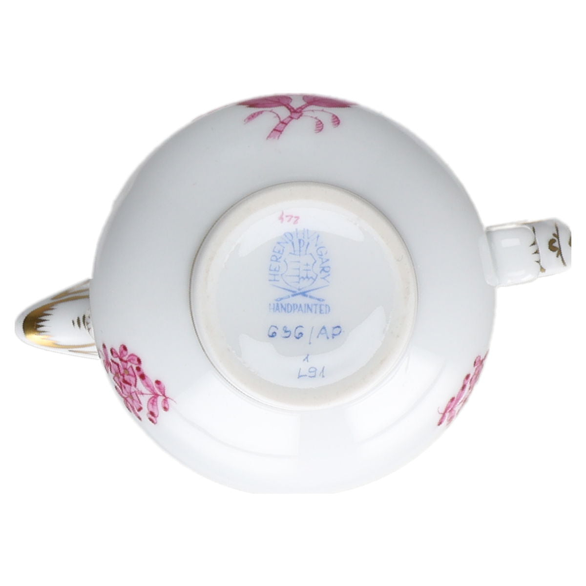 Milchkännchen Modell 636 H 8 cm Herend Ungarn Apponyi Purpur