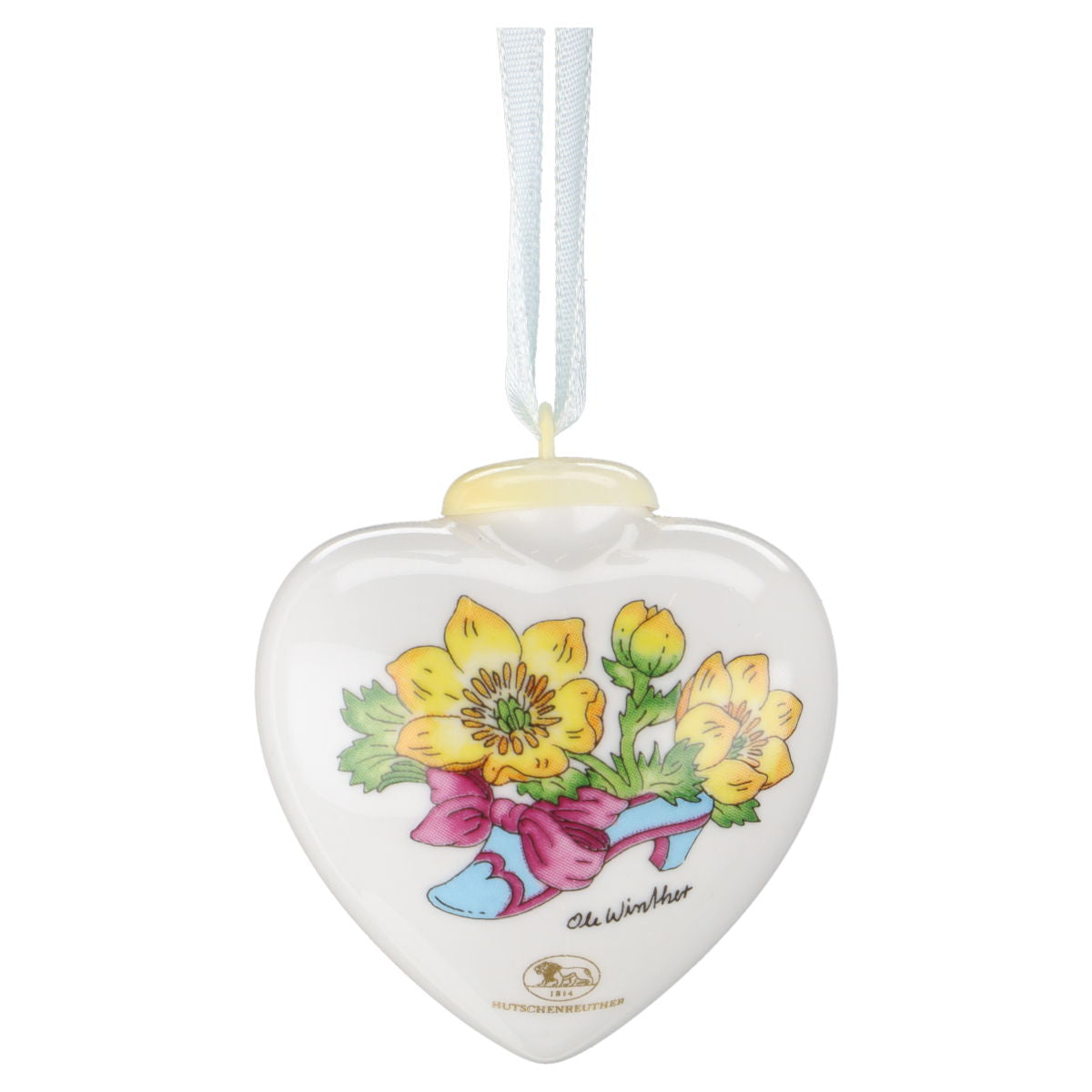 Mini-Herz Dotterblume Hutschenreuther Osterartikel / Frühlingsartikel Das Herz aus Porzellan ohne OVP