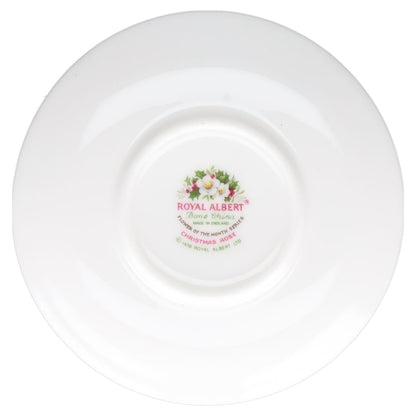 Miniaturtasse mit Untertasse - December Royal Albert Flower of The Month