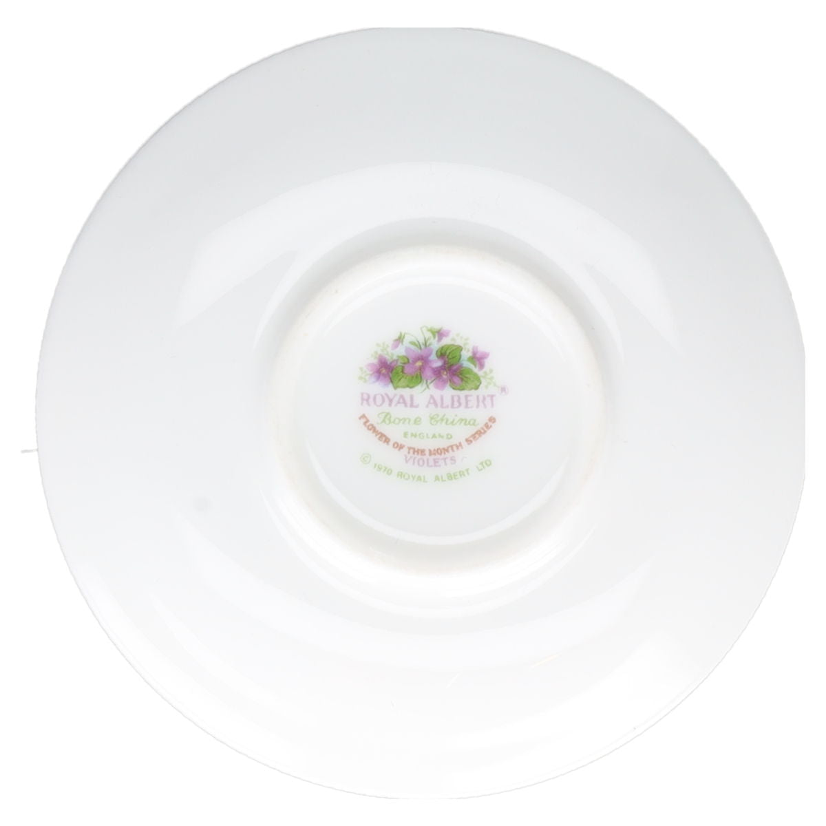 Miniaturtasse mit Untertasse - February Royal Albert Flower of The Month