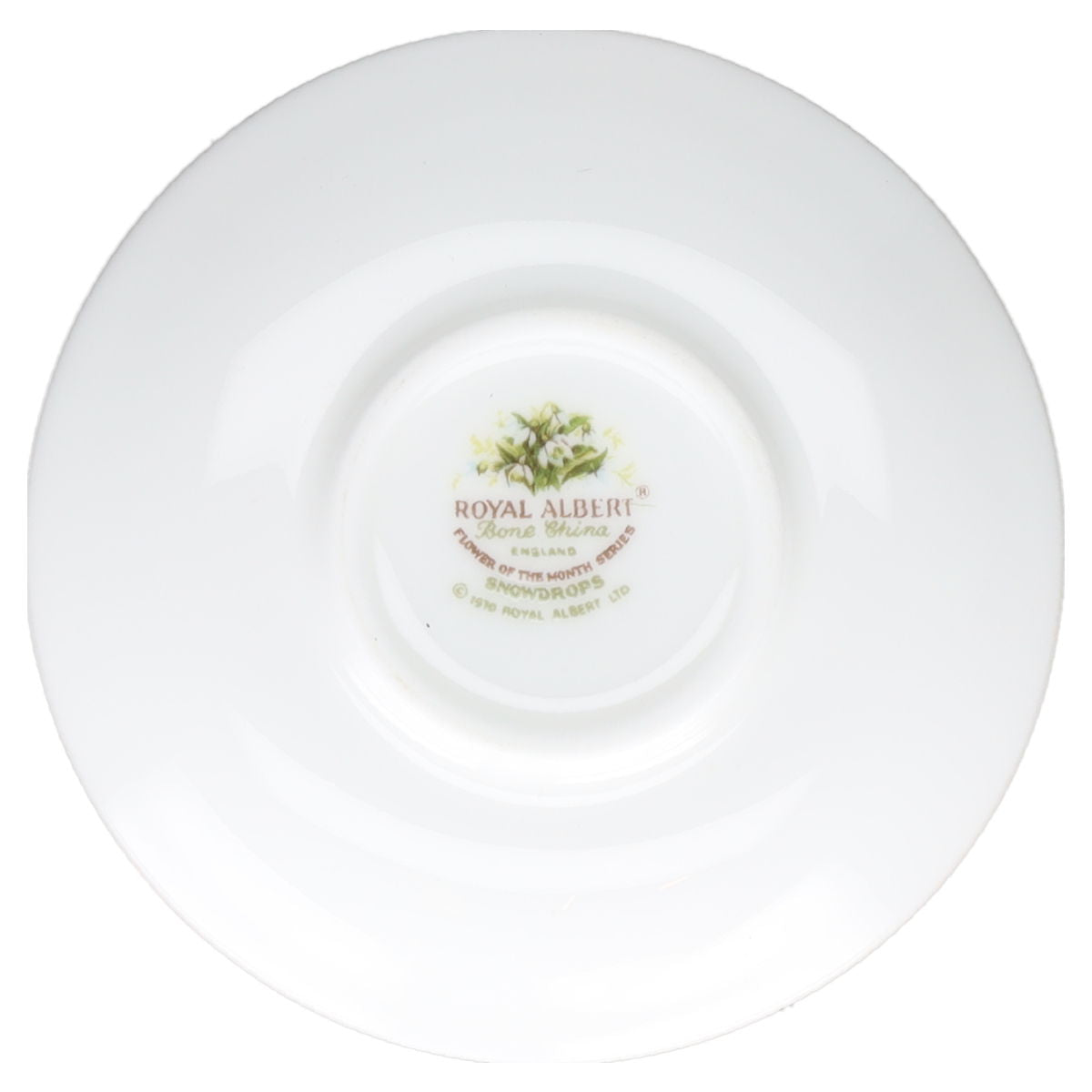 Miniaturtasse mit Untertasse - January Royal Albert Flower of The Month
