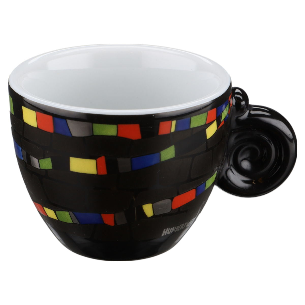 Mokkatasse Espressotasse "HundertwasserHaus Wien" Königl. pr. Tettau ars mundi Hundertwasser