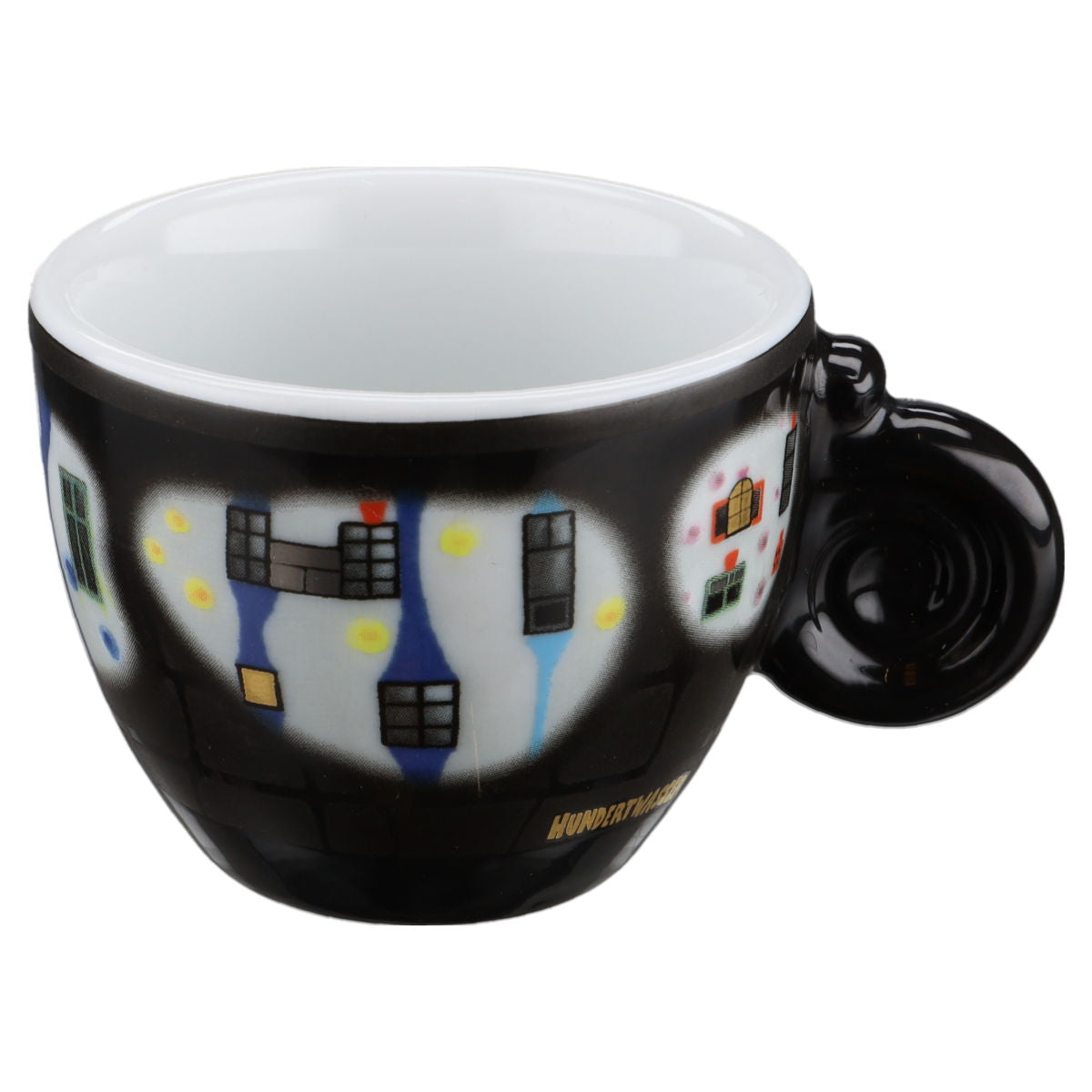 Mokkatasse Espressotasse "In den Wiesen" - Bad Soden Königl. pr. Tettau ars mundi Hundertwasser