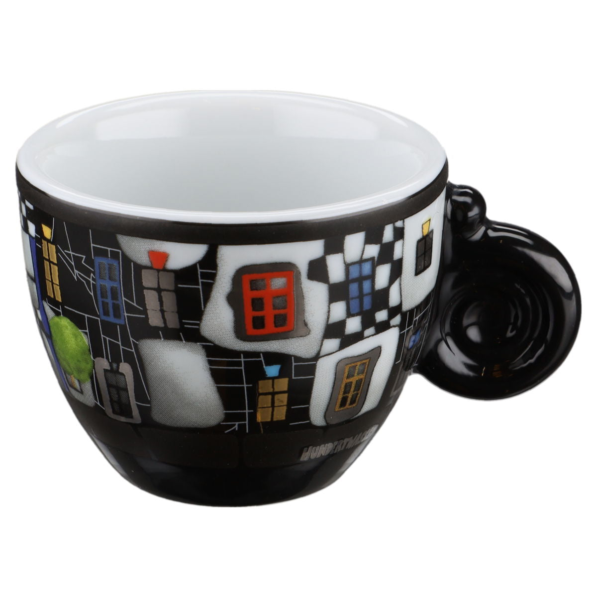 Mokkatasse Espressotasse "KunstHausWien" Königl. pr. Tettau ars mundi Hundertwasser