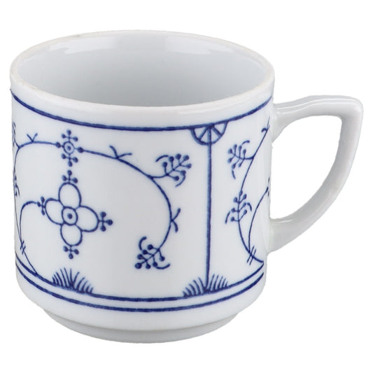 Mokkatasse Espressotasse Jaeger & Co. Indisch blau Strohblume