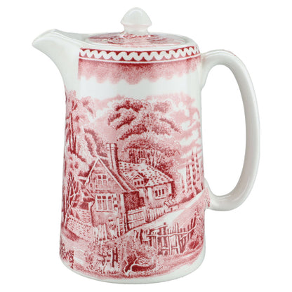 Portionskännchen Kaffee Wood & Sons England Burslem Woodland Rot