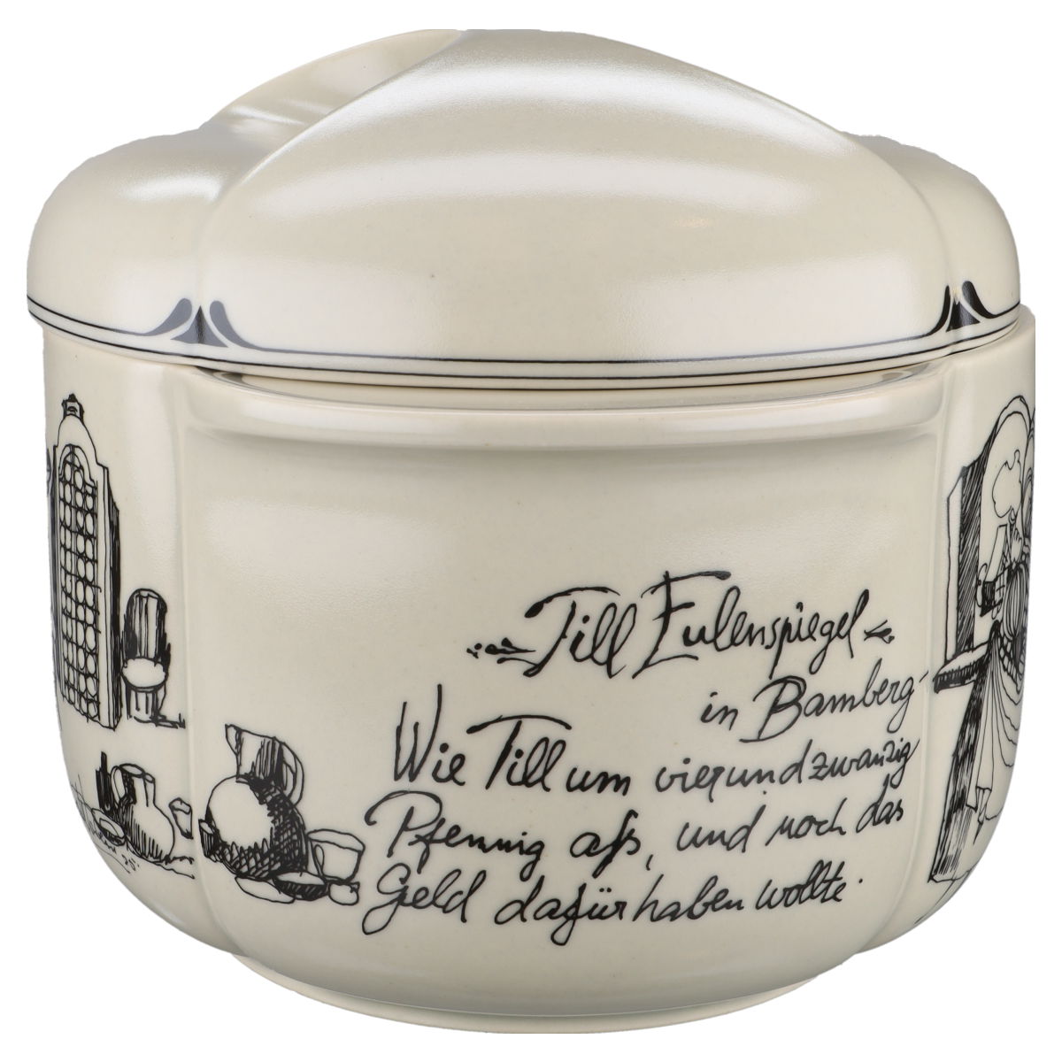 Ragout / Terrine "Bamberg" Rosenthal Form ohne Namen Till Eulenspiegel