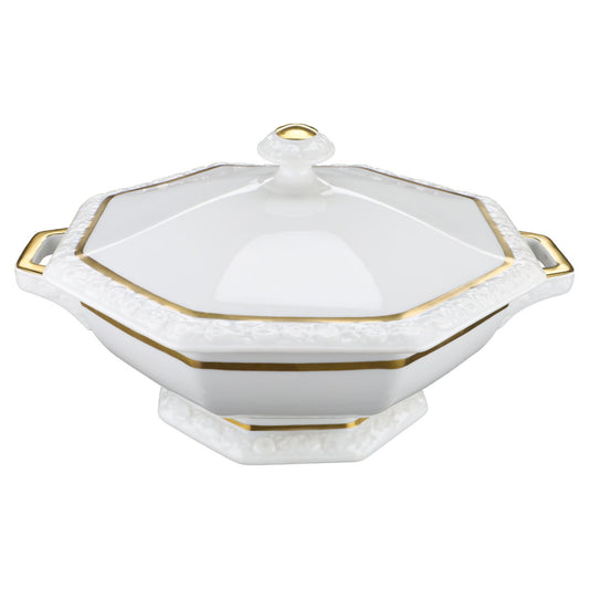 Ragout/Terrine  Rosenthal Maria Goldband 4 mm handgemalt