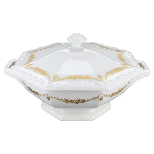 Ragout/Terrine  Rosenthal Maria Rosenkante - gold