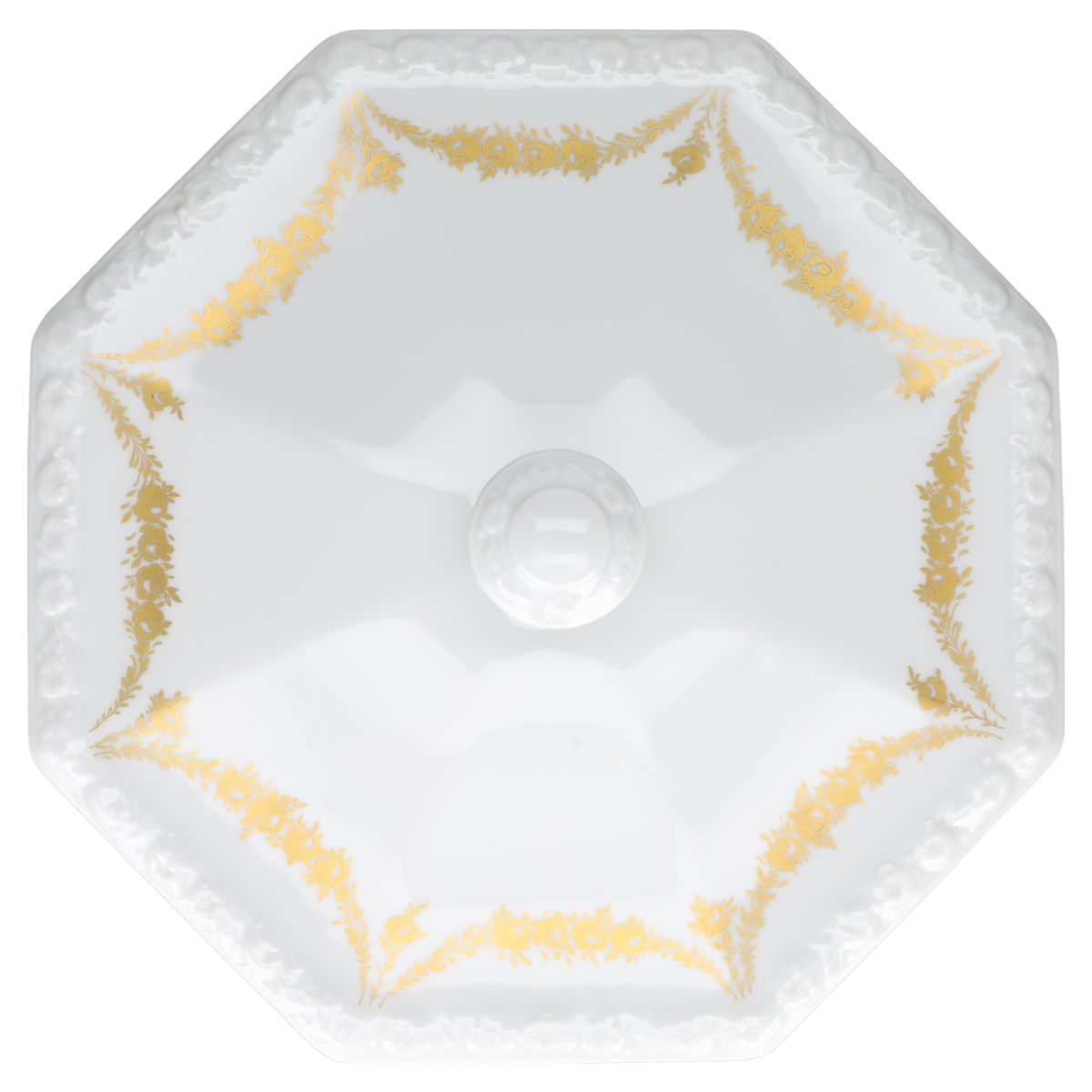 Ragout/Terrine  Rosenthal Maria Rosenkante - gold