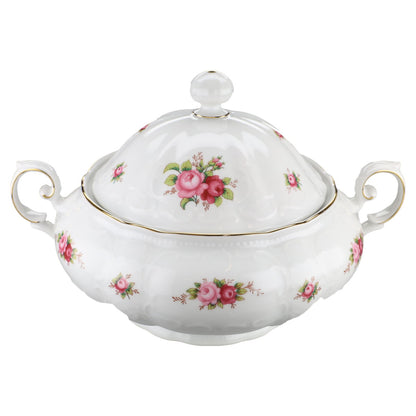 Ragout/Terrine  Seltmann Weiden Wien Moosrose offen 26487