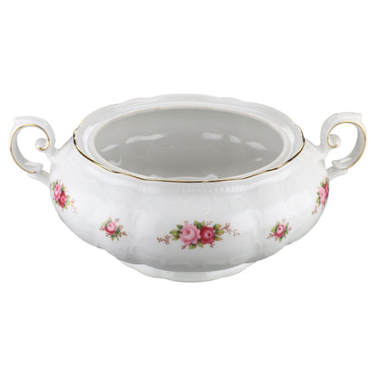 Ragout/Terrine  Seltmann Weiden Wien Moosrose offen 26487