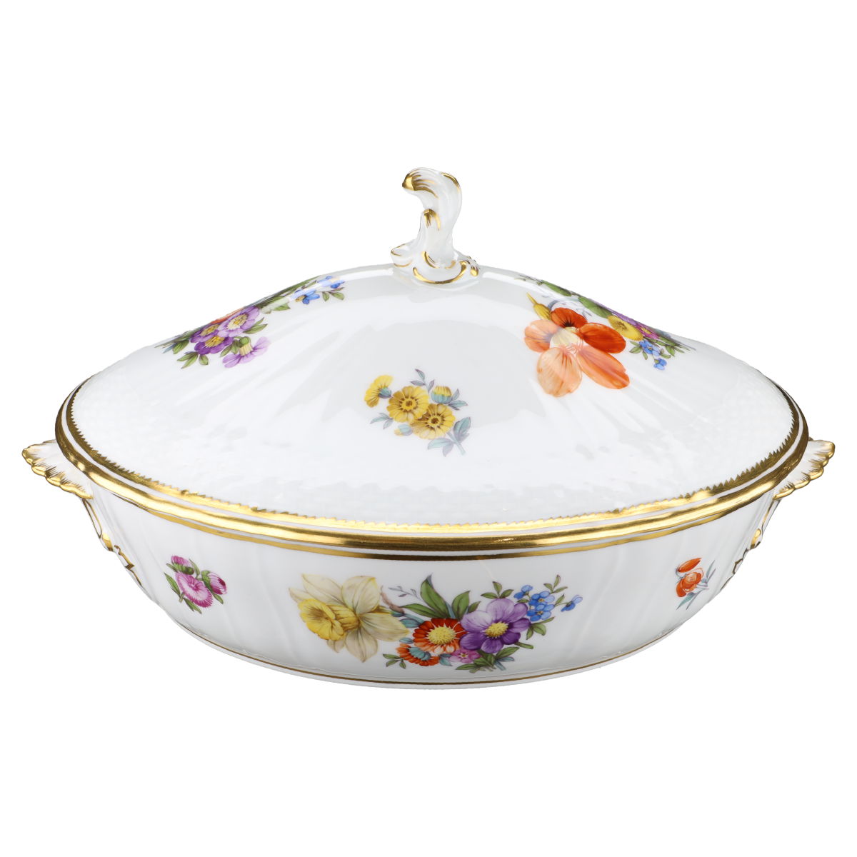 Ragout Terrine Modell 1702 Royal Copenhagen Sächsische Blume 1221