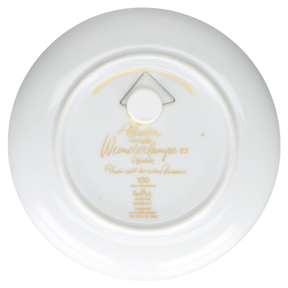 Sammelteller Wandteller Motiv VI Aladin sieht die schöne Prinzessin Rosenthal Björn Wiinblad Aladin mit OVP
