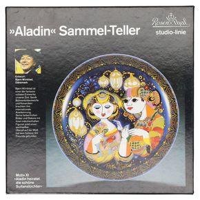 Sammelteller Wandteller Motiv XI Aladin heiratet die schöne Sultanstochter - I Wahl Rosenthal Björn Wiinblad Aladin mit OVP