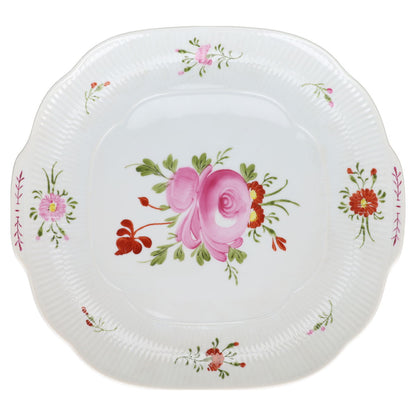 Sandwichplatte mit Griffen / II. Wahl Warnecke Ostfriesische Rose handgem. 56190