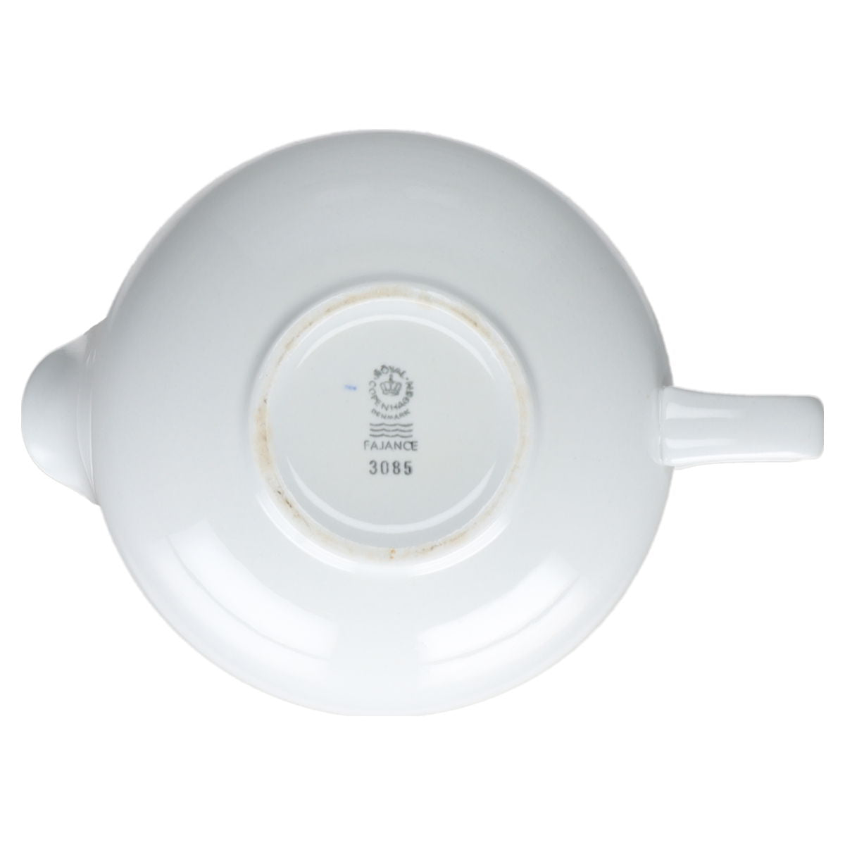Sauciere mit Deckel 0,3 Liter Modell 3085 Royal Copenhagen Blueline Blaukant II.Wahl