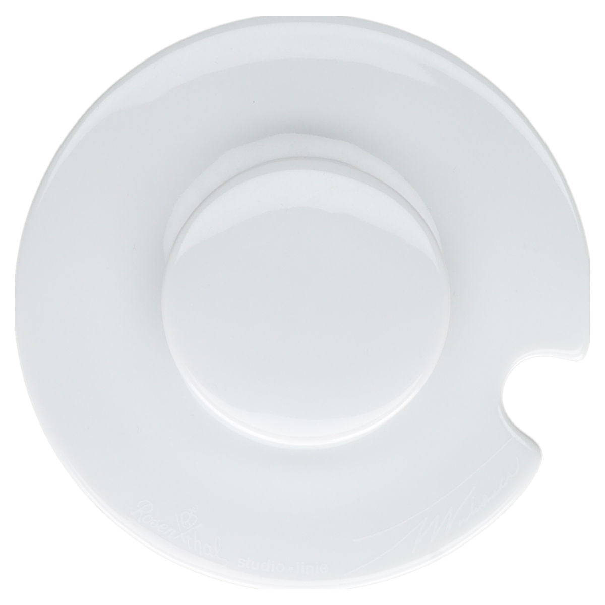 Sauciere mit Deckel und Metallhenkel