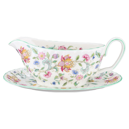 Sauciere mit Teller 2-tlg Minton Haddon Hall