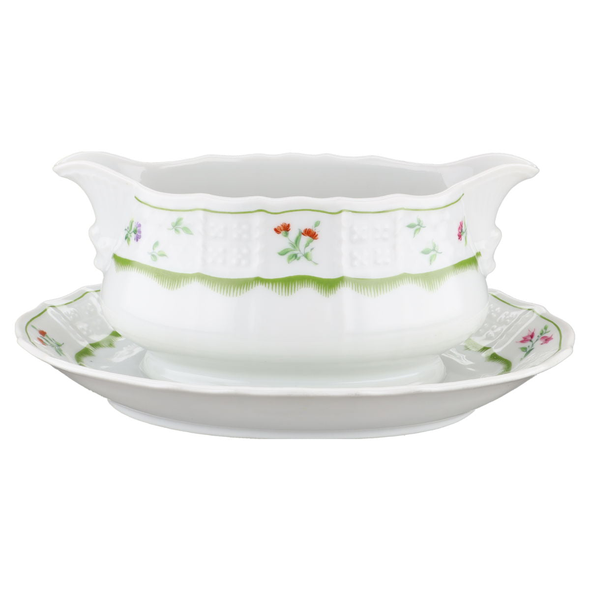 Sauciere mit Teller einteilig  Heinrich Chambord