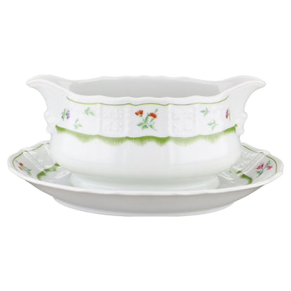 Sauciere mit Teller einteilig  Heinrich Chambord