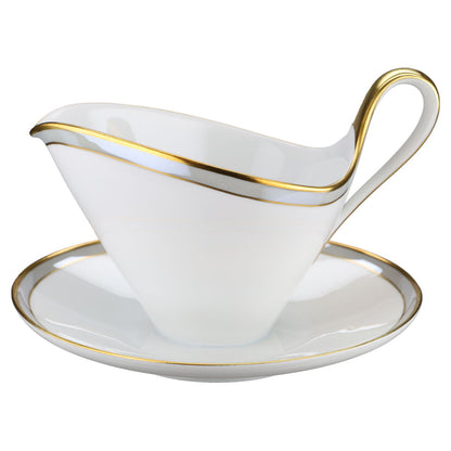 Sauciere mit Teller einteilig Heinrich Madame Blauband 18541