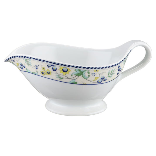 Sauciere ohne Teller  Marienbad Ingres Weiss Wiesenblume Maria Theresia Papillon