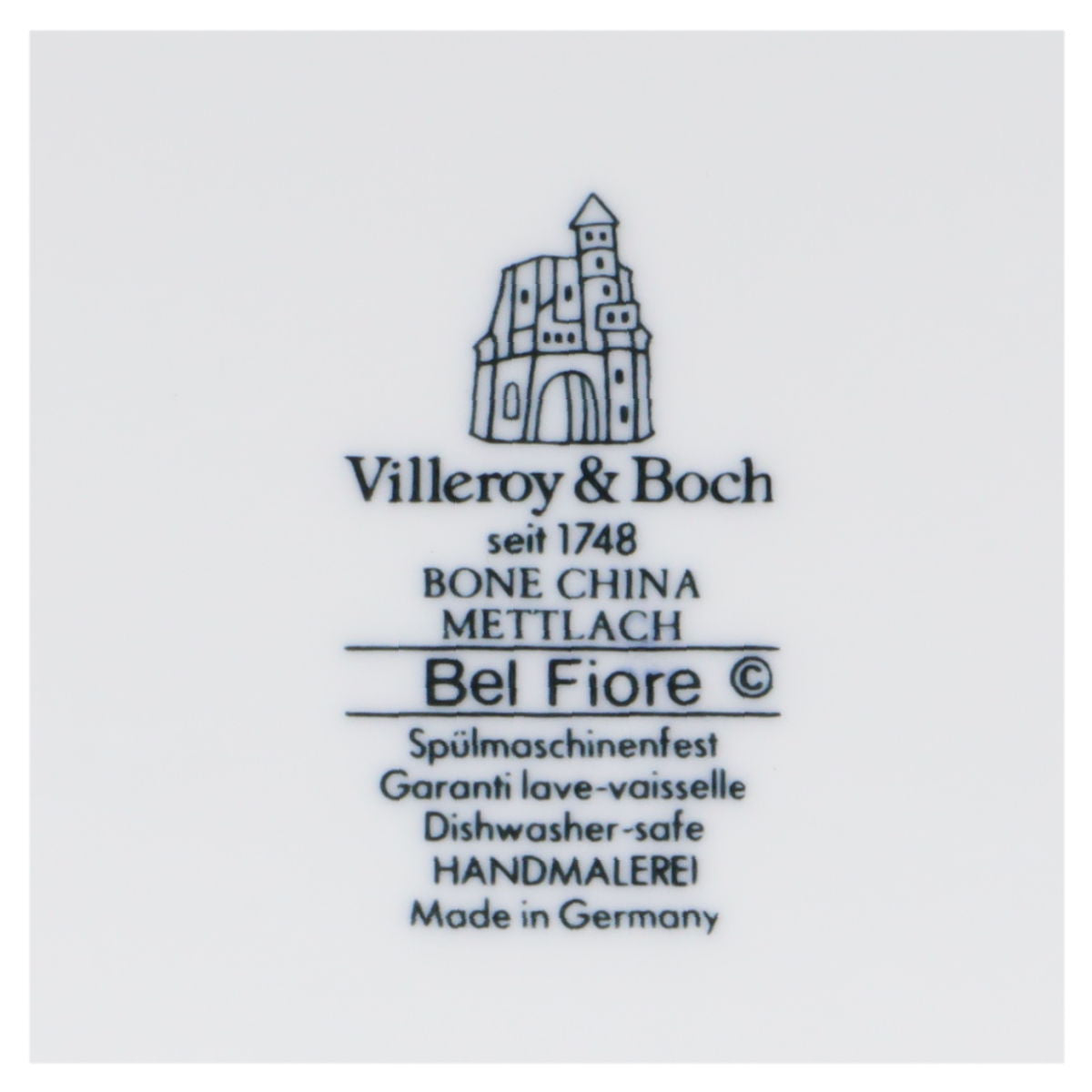 Sauciere ohne Teller II. Wahl Villeroy & Boch Bel Fiore II. Wahl