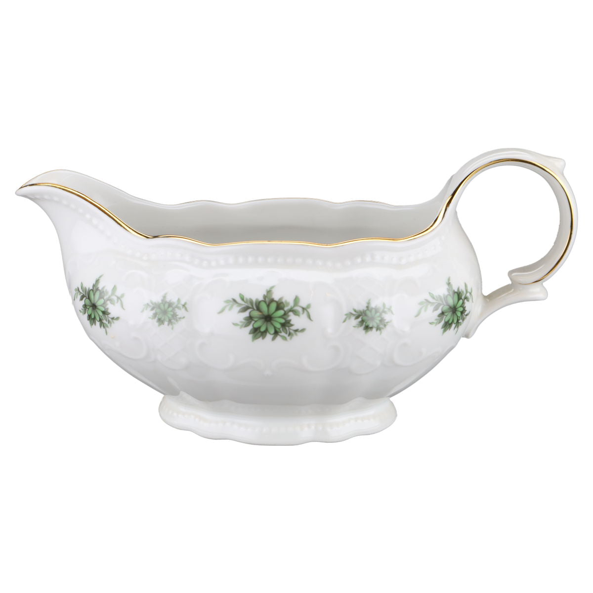 Sauciere ohne Teller Seltmann Weiden Wien grüne Blume 26475 Mozart
