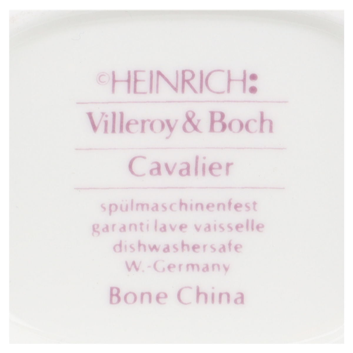 Sauciere ohne Teller Villeroy & Boch Heinrich Cavalier