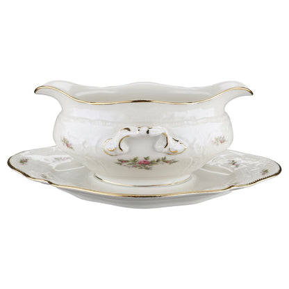 Sauciere Rosenthal Sanssouci elfenbeinfarben Moosrose Ramona