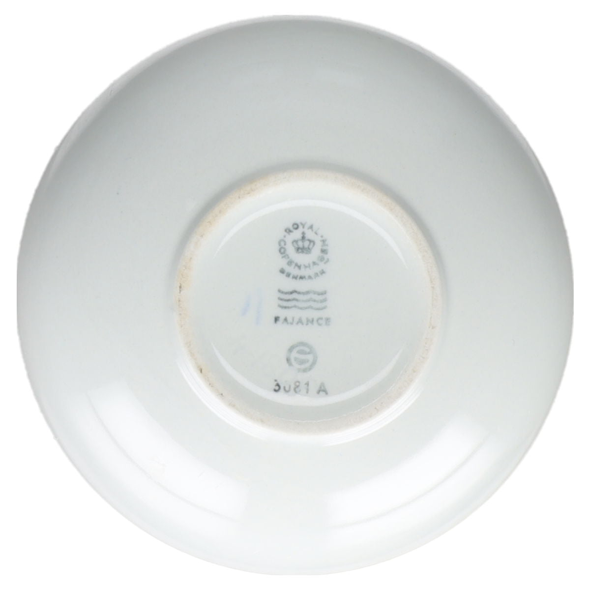 Schale Kompottschale Modell 3081-A Royal Copenhagen Blueline Blaukant II.Wahl