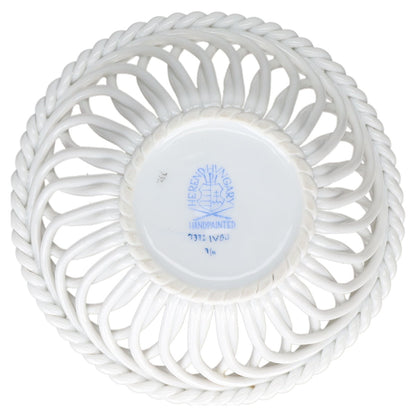 Schale mit Korbgeflecht mini Modell 7372 Herend Ungarn Victoria Rose VBO