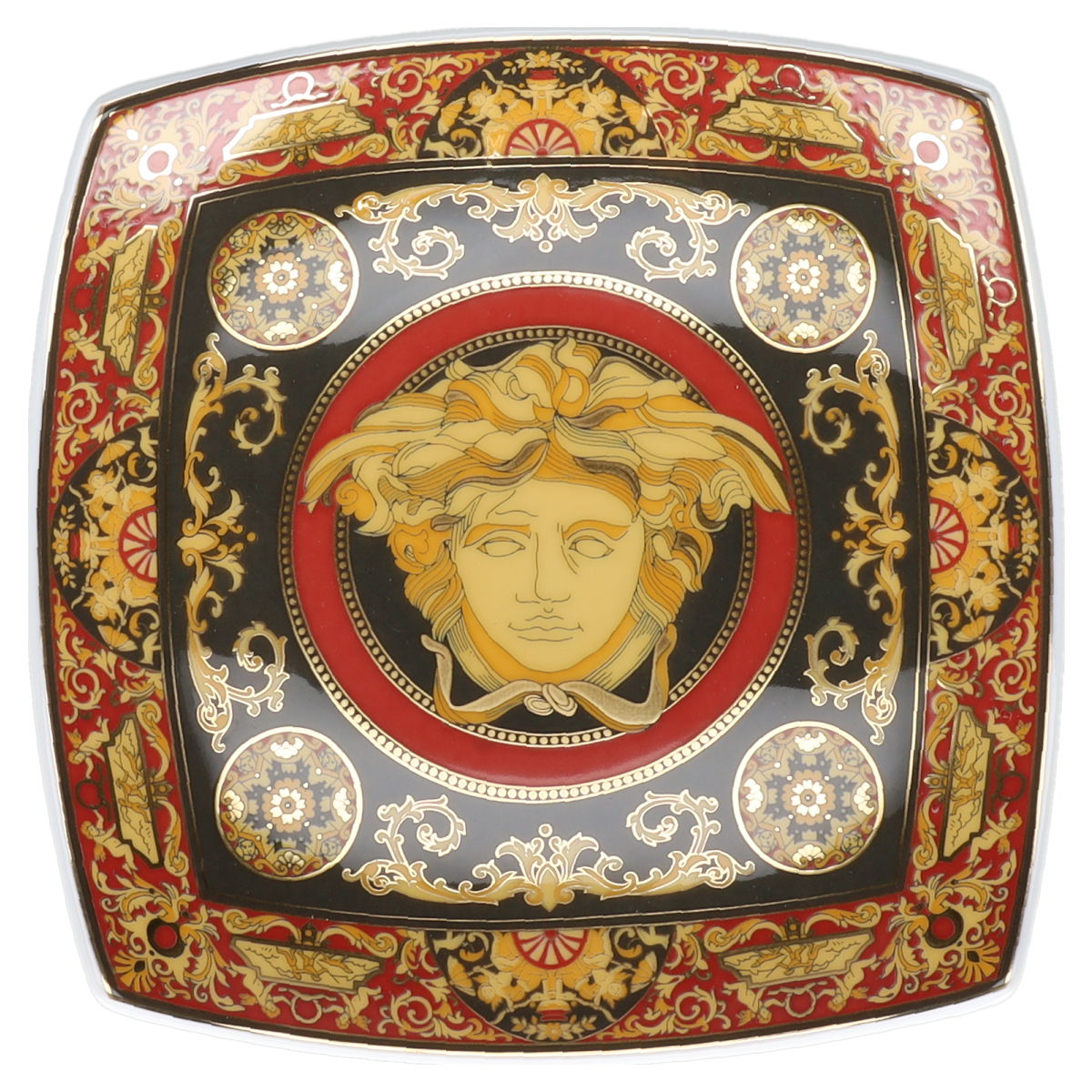 Schale quadratisch 12,5cm Rosenthal Versace Medusa