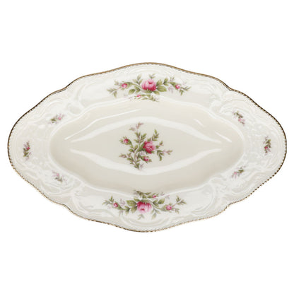 Schiffchenschale  Rosenthal Sanssouci elfenbeinfarben Moosrose Ramona