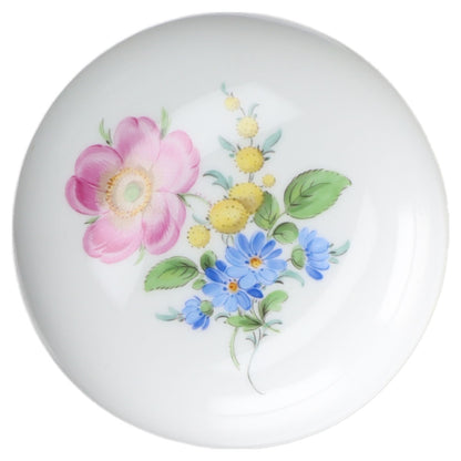 Schmuckdose Meissen Neuer Ausschnitt II.Wahl Bunte Blume