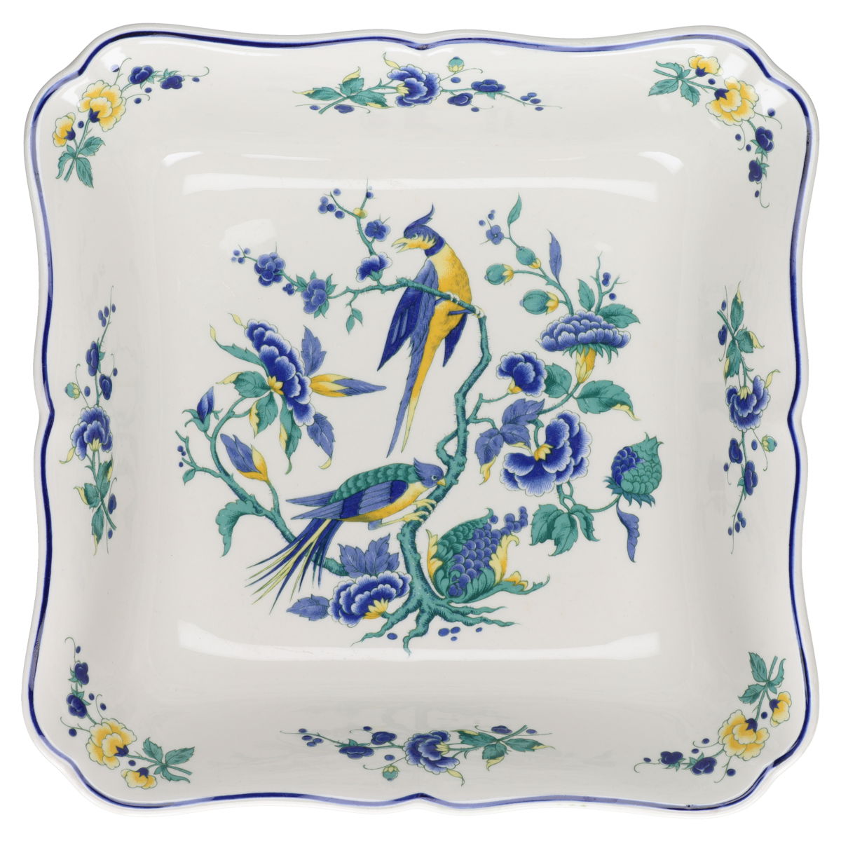Schüssel extra groß eckig Villeroy & Boch Phoenix blau