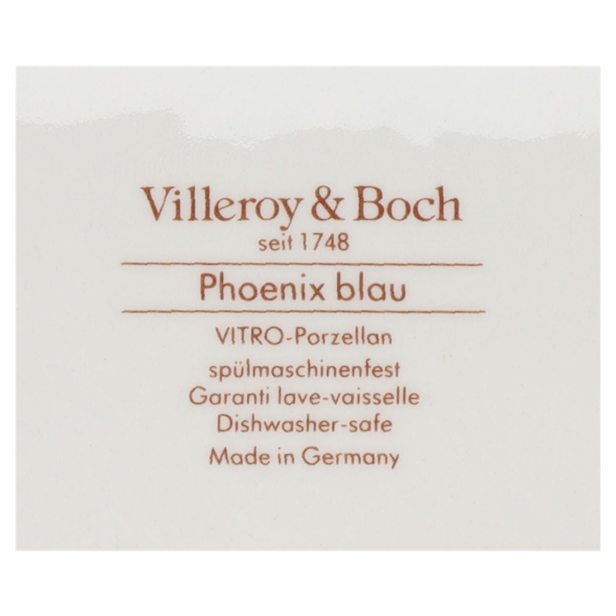 Schüssel extra groß eckig Villeroy & Boch Phoenix blau