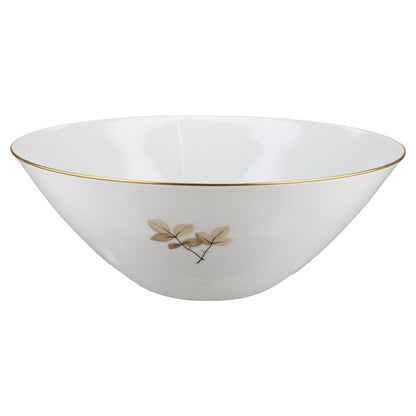 Schüssel groß Rosenthal Form 2000 Schattenrose mit Goldrand