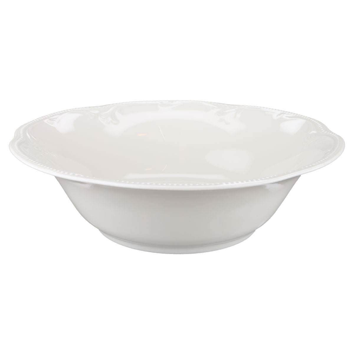 Schüssel mittelgroß Königl. pr. Tettau Rubin altweiß creme