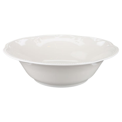 Schüssel mittelgroß Königl. pr. Tettau Rubin altweiß creme