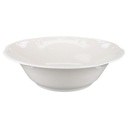 Schüssel mittelgroß Königl. pr. Tettau Rubin altweiß creme